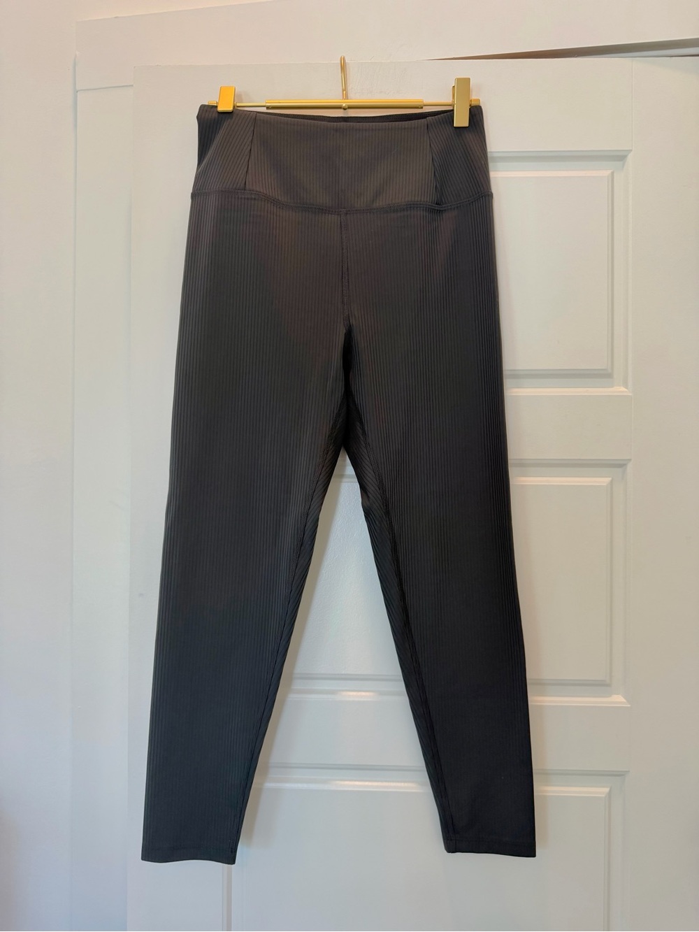 Girlfriend Collective Ribbed Black Leggings Size M